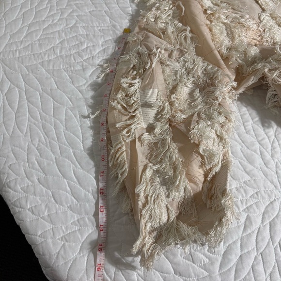 2022 spring purificacion garcia FRINGED BALLOON SLEEVE Jacket size XS - Picture 14 of 15